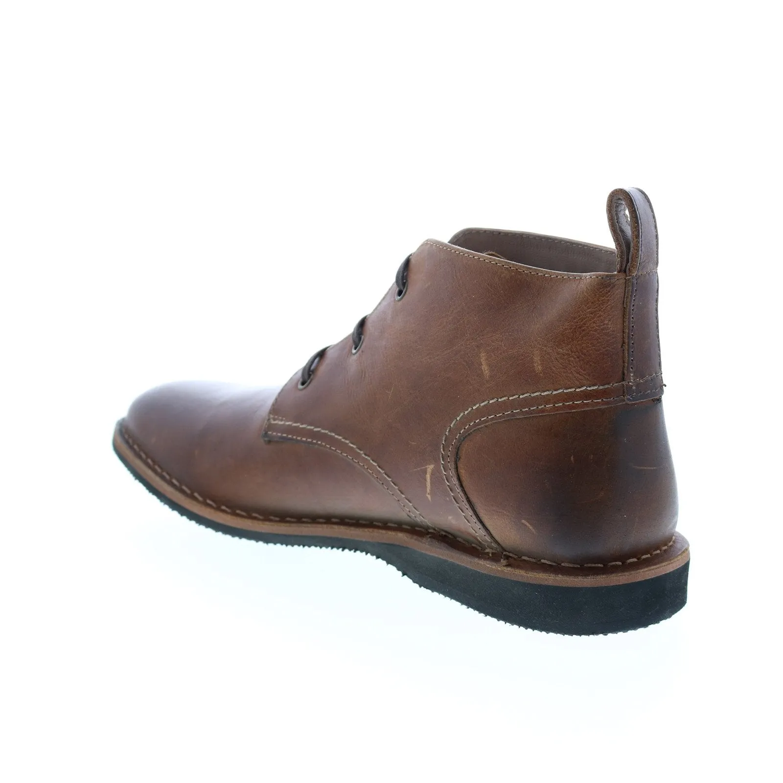 Mens Andrew Marc Dorchester Chukka Boots in Brown Leather - AMDORCKL-2205