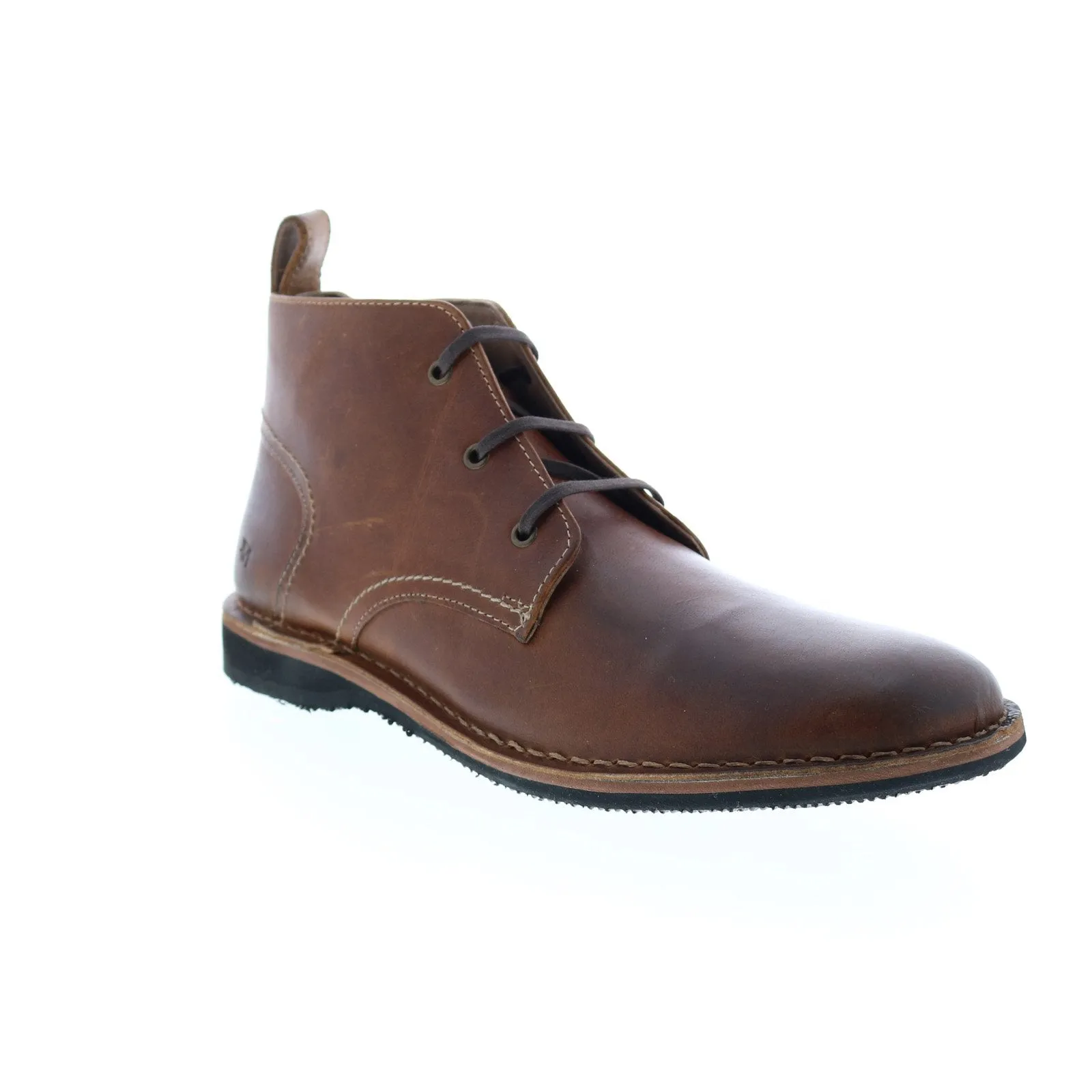 Mens Andrew Marc Dorchester Chukka Boots in Brown Leather - AMDORCKL-2205