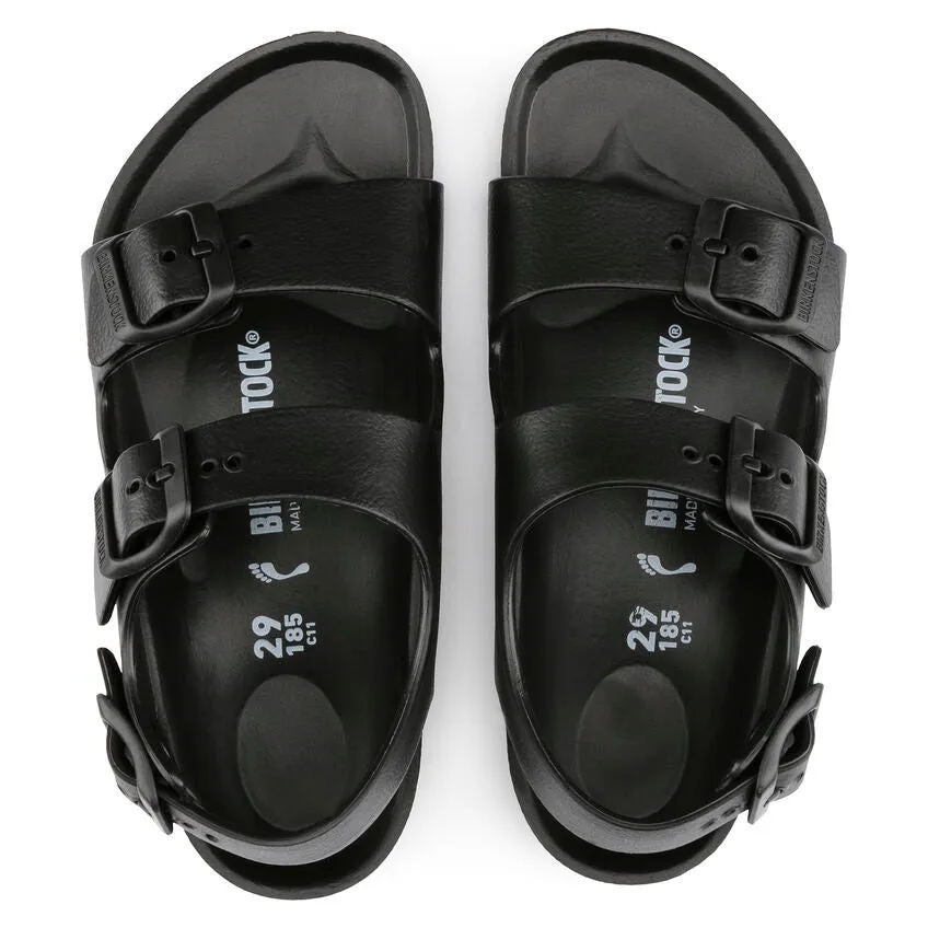 Birkenstock Kid's Milano Essentials EVA in Black