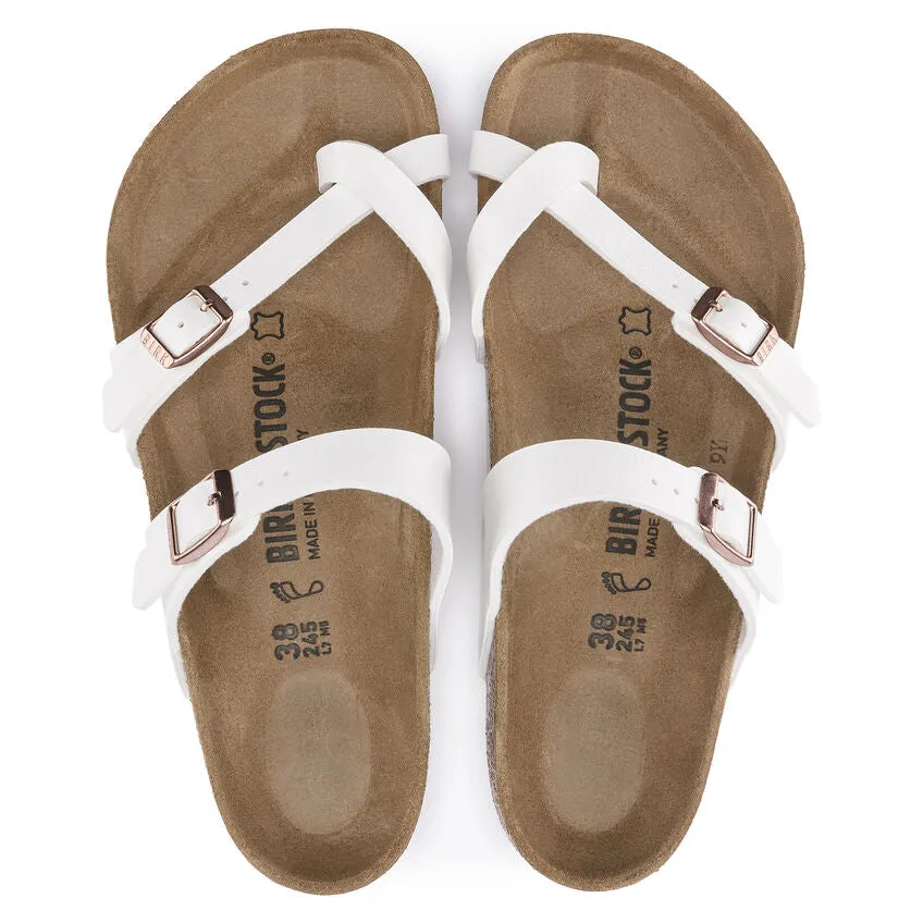 Birkenstock Mayari Birko-flor Classic Footbed Sandal in White