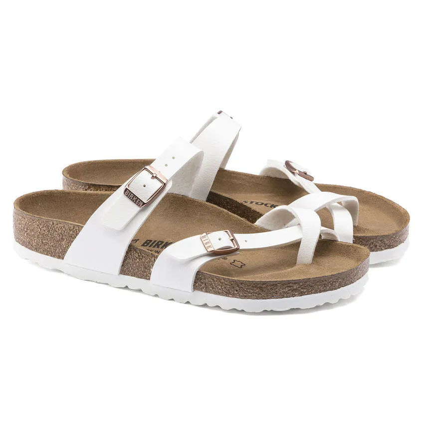 Birkenstock Mayari Birko-flor Classic Footbed Sandal in White