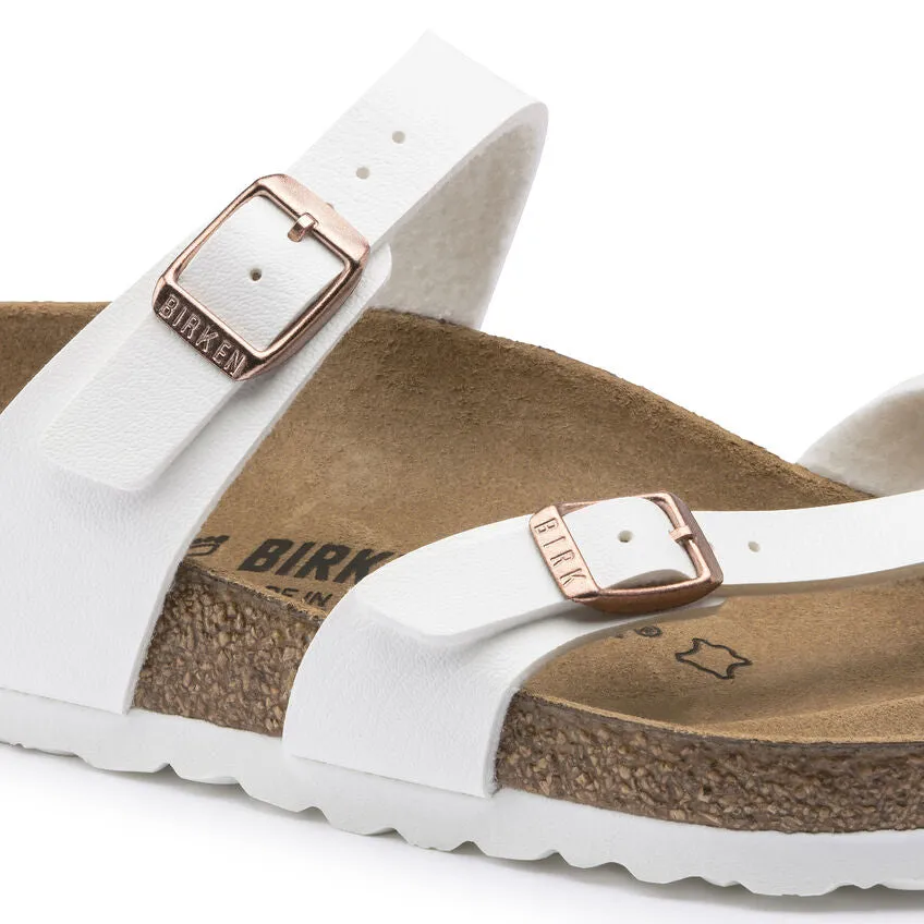 Birkenstock Mayari Birko-flor Classic Footbed Sandal in White