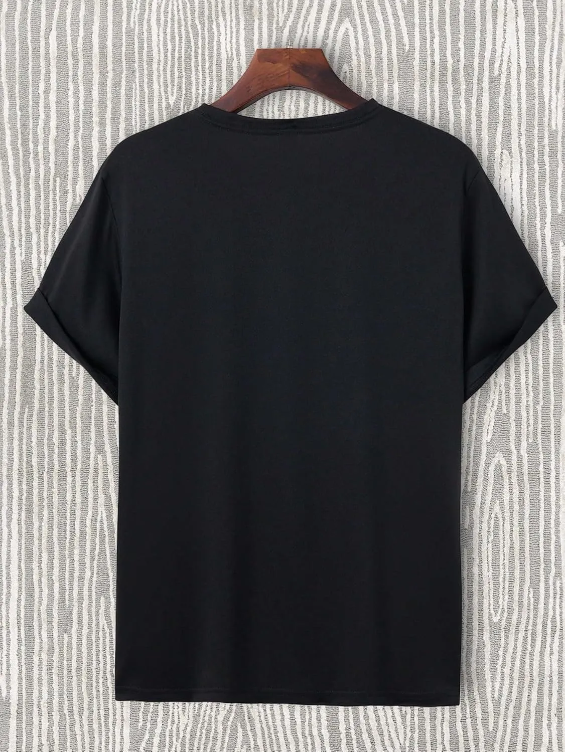 Floerns Men's Cross Print Short Sleeve T Shirt Crewneck Tee Shirts