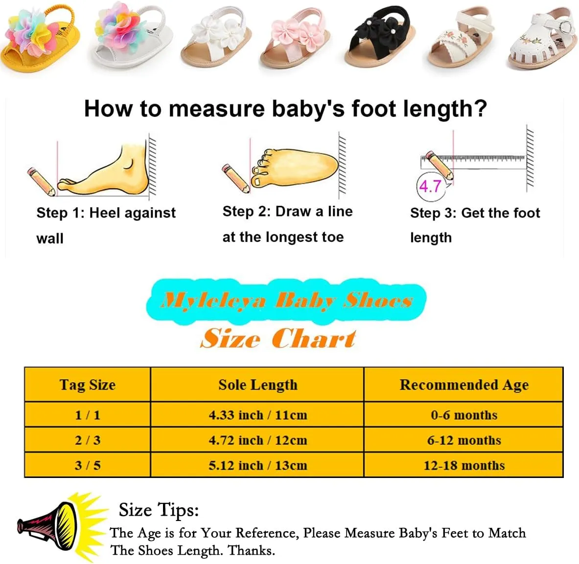 Infant Baby Boys Girls Sandals Summer Baby Wedding Dress Flat Shoes Newborn Crib Shoes First Walkers Prewalkers Shoes