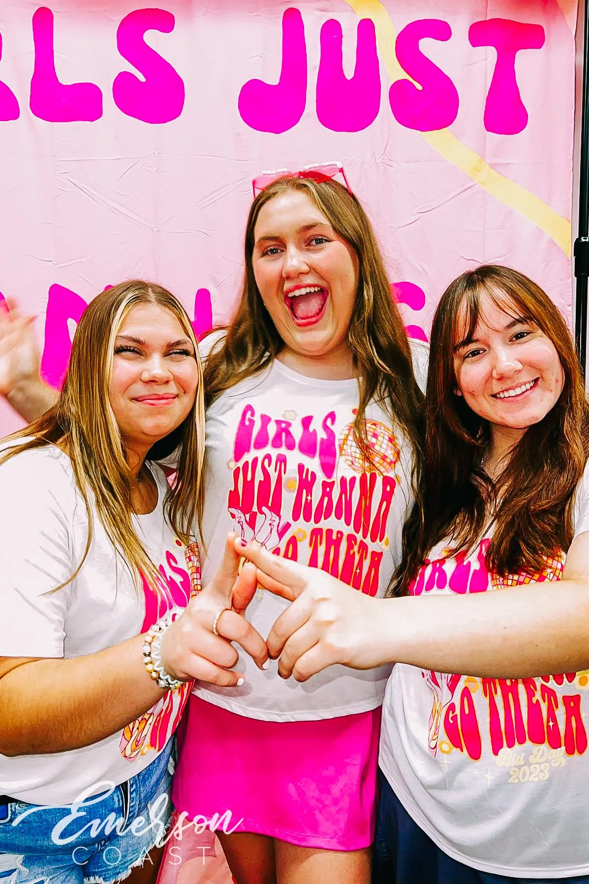 Kappa Alpha Theta Girls Just Wanna Go Theta Bid Day Tee