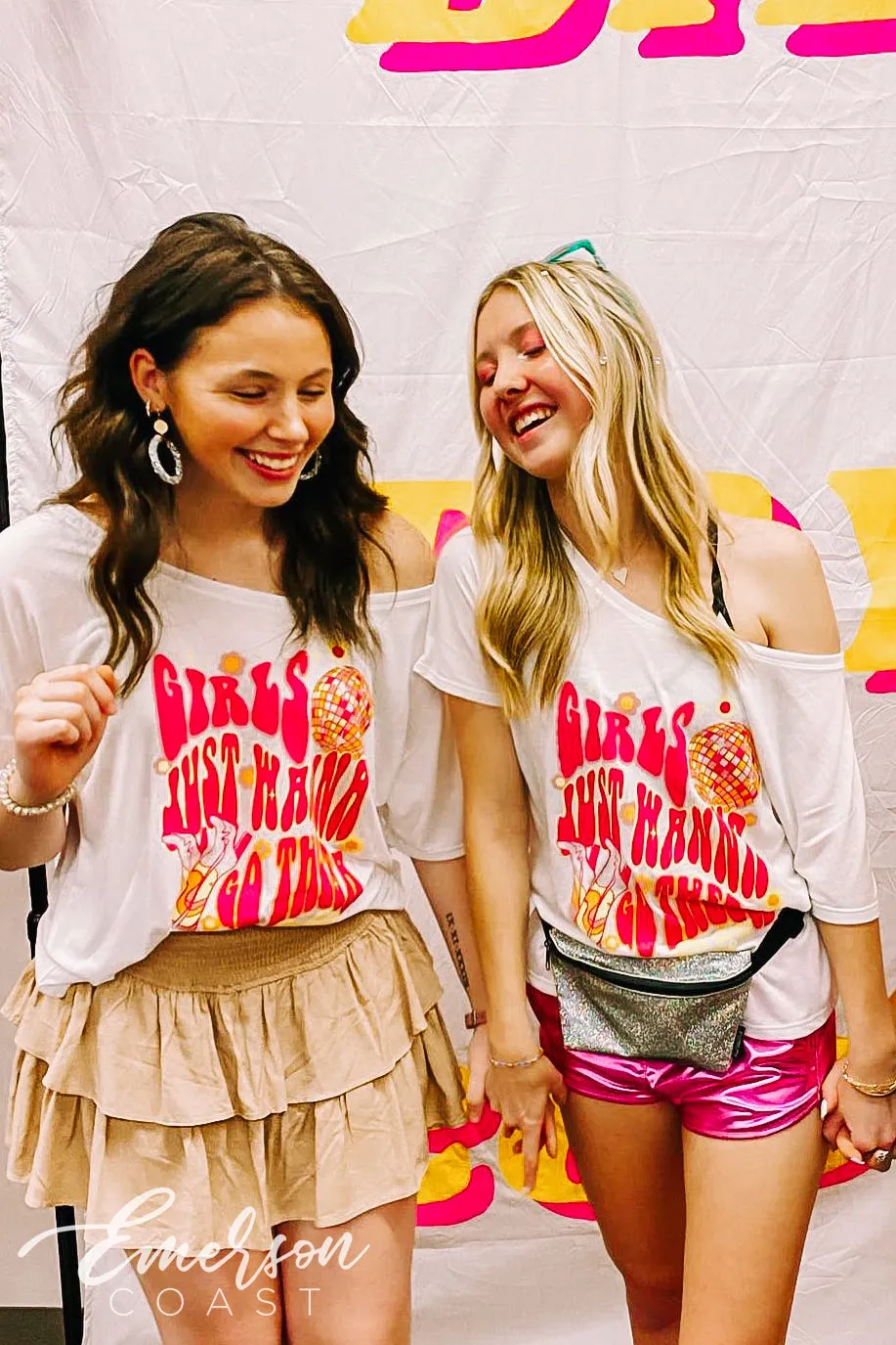 Kappa Alpha Theta Girls Just Wanna Go Theta Bid Day Tee