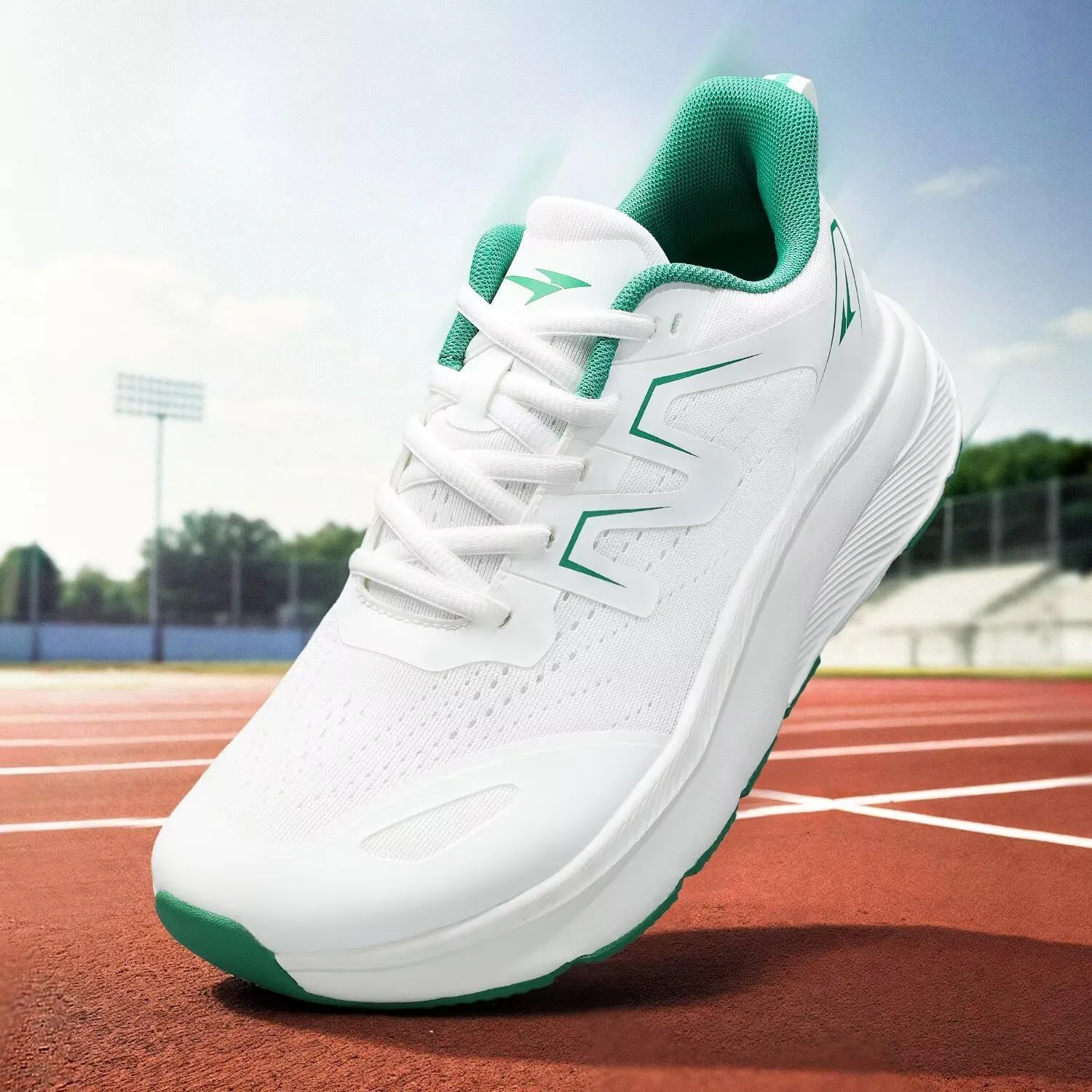 KDN Men's Road Running Shoes Wide Toe Box Shoes for Men Walking Sneakers Gym Workout Tennis Shoes for Wide Feet
