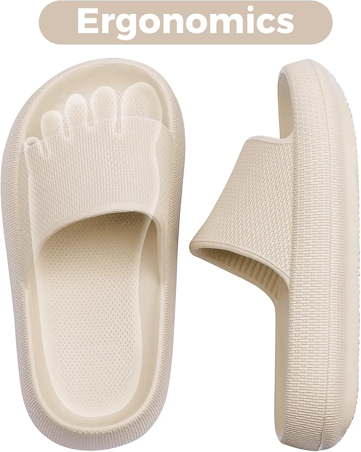 Kids Cloud Slides Boys Girls Flip Flops Slip On Beach Sandals Youth Pool Shower Shoes EVA Summer Slippers??11 Little Kids - 6 Big Kids??