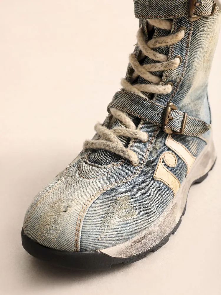 Lace Up Back Zipper Boxing Boots【s0000005989】
