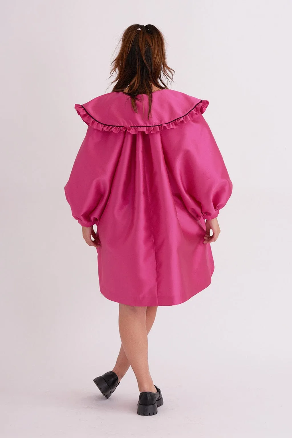 Mandy Dress Pink Mikado