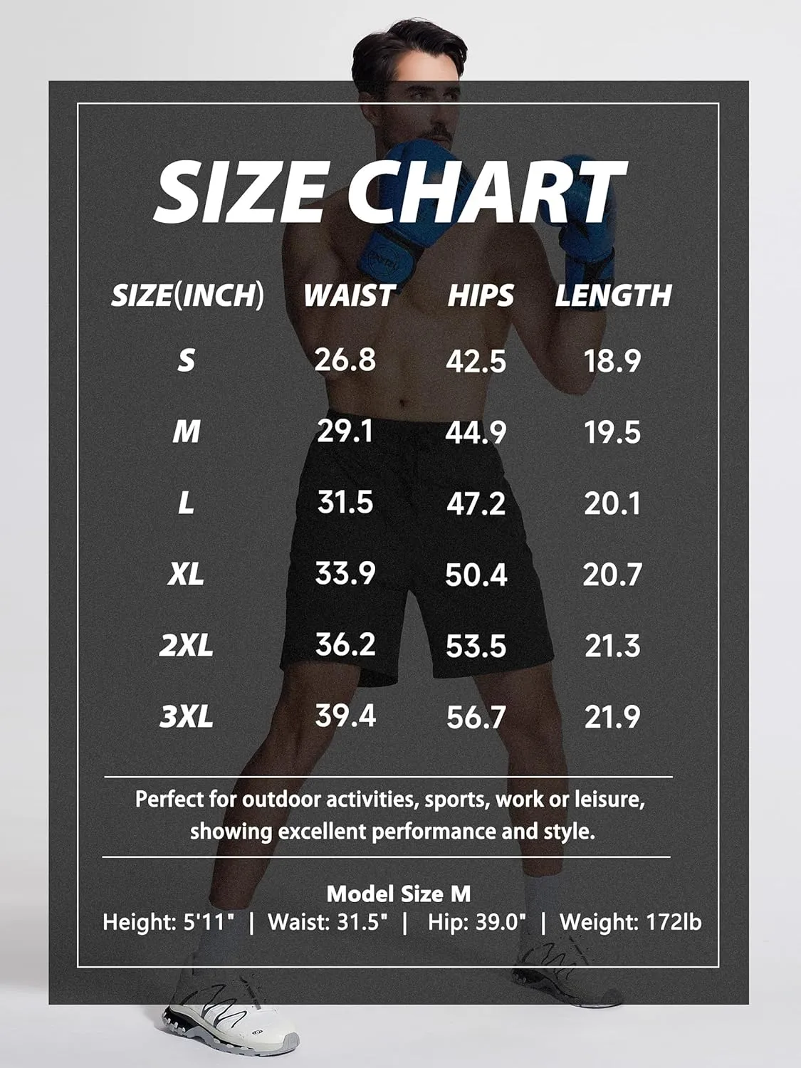Mens Athletic Workout Gym Shorts 7 Inch Inseam Running Sweat Sport Shorts for Men with Zipper Pockets