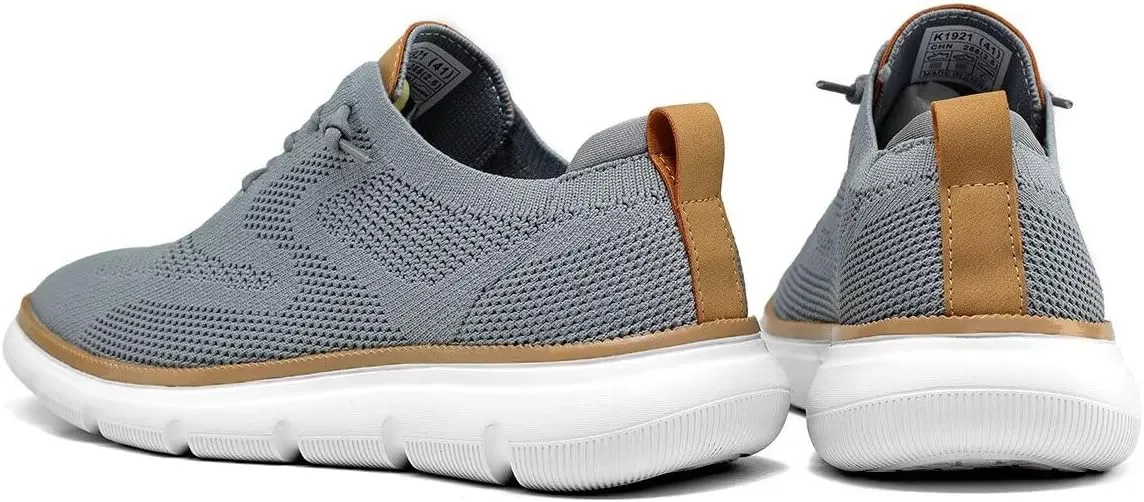 Mens Oxfords Lace-Up Lightweight Casual Walking Shoes Dress Shoes Fashion Sneakers Shoes