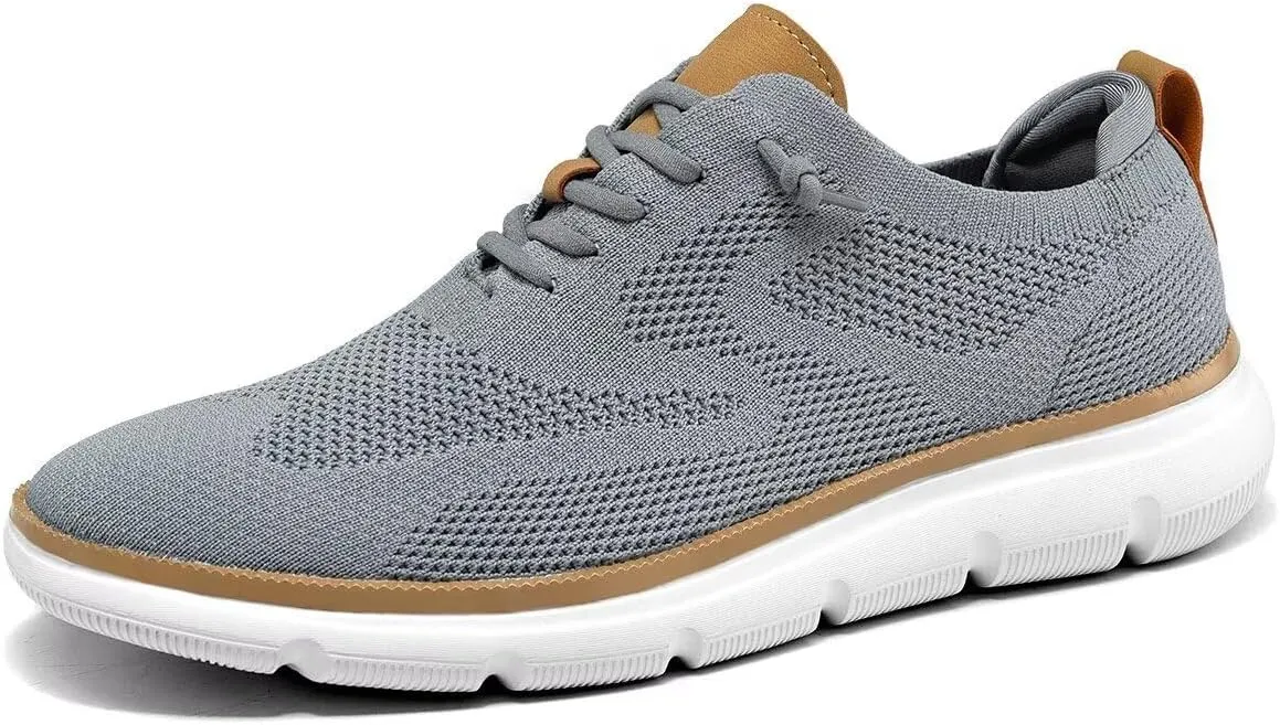 Mens Oxfords Lace-Up Lightweight Casual Walking Shoes Dress Shoes Fashion Sneakers Shoes