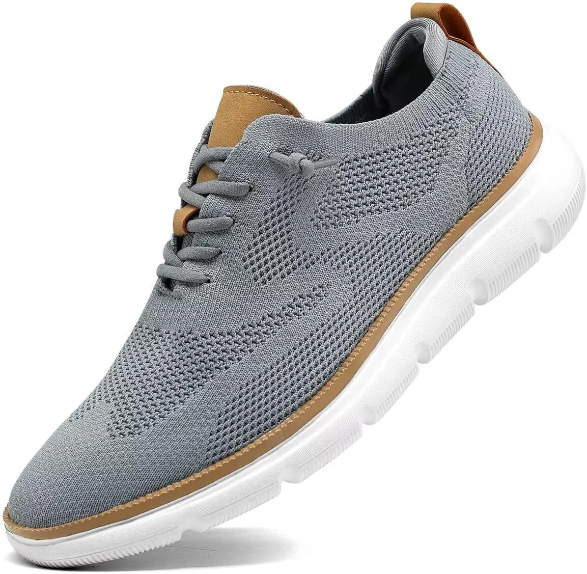 Mens Oxfords Lace-Up Lightweight Casual Walking Shoes Dress Shoes Fashion Sneakers Shoes
