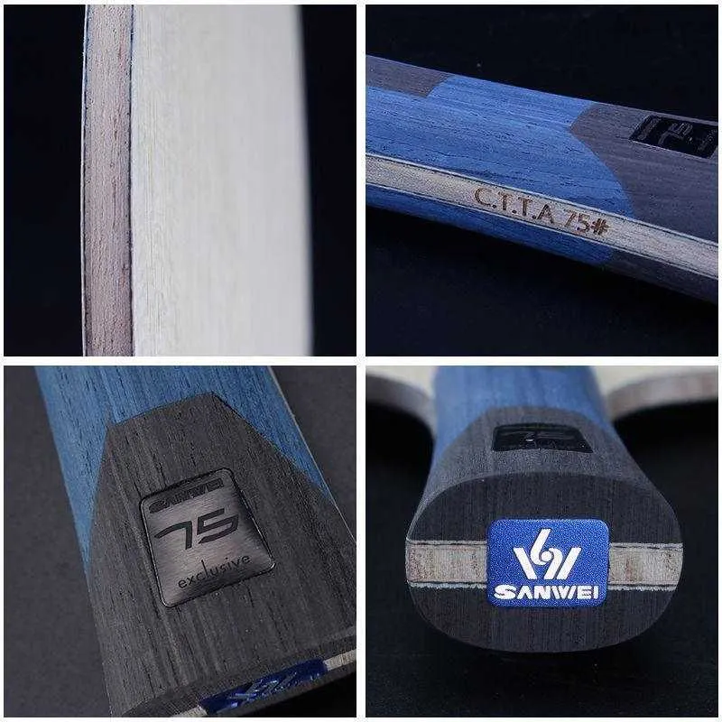 SANWEI 75 ALC Arylate Carbon 7 Ply Table Tennis Blade