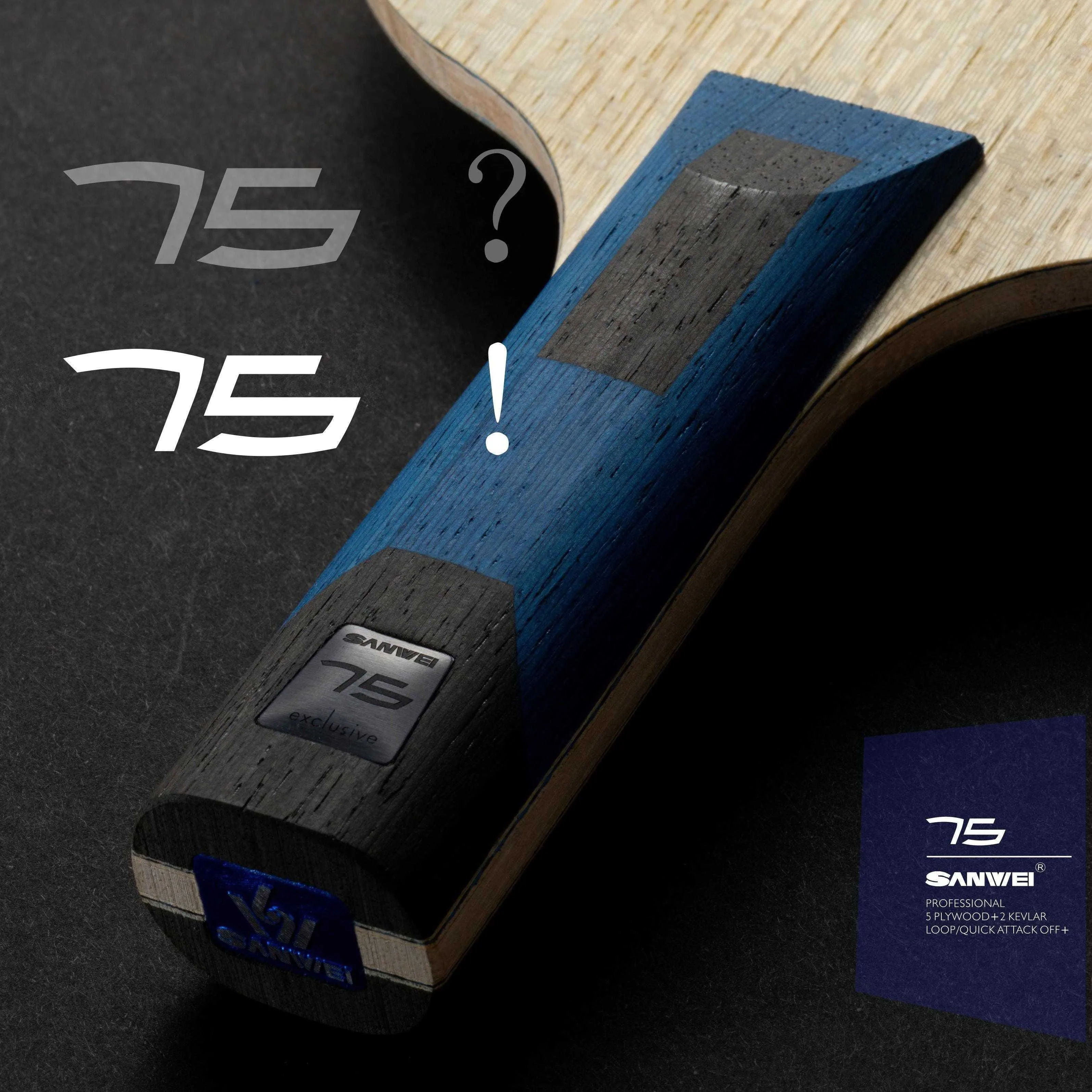 SANWEI 75 ALC Arylate Carbon 7 Ply Table Tennis Blade