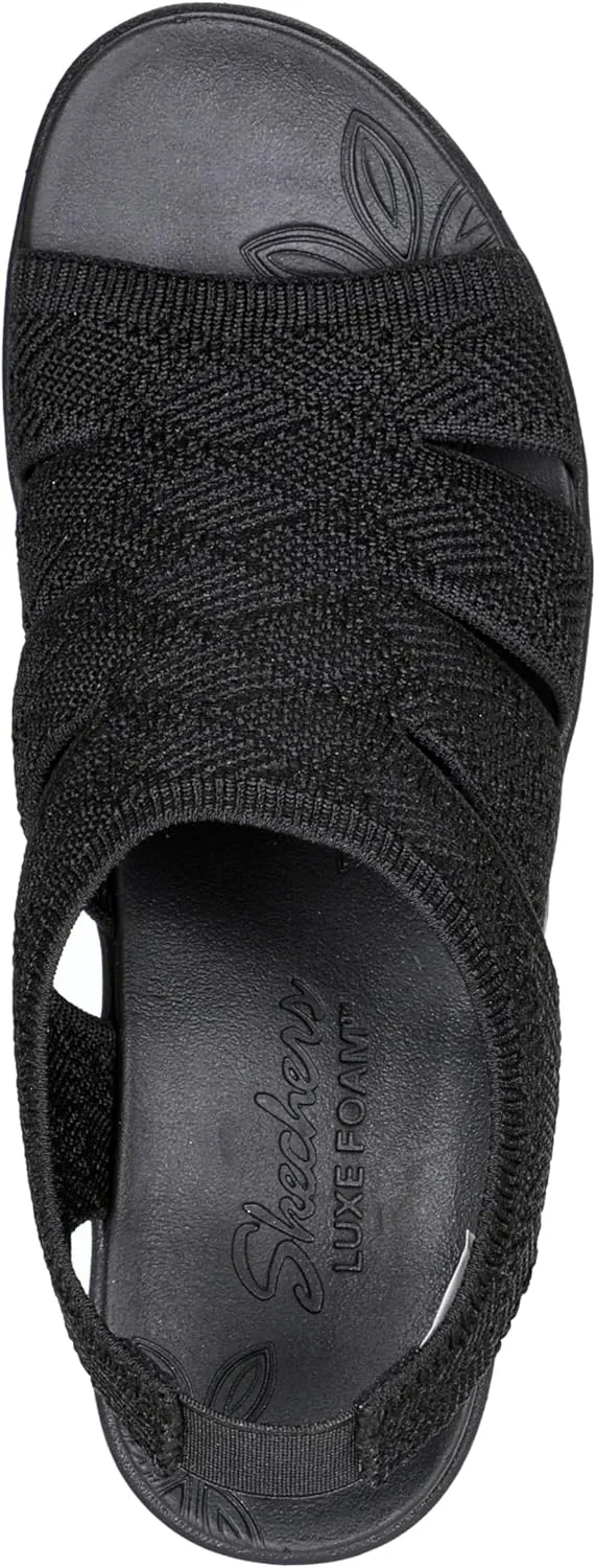 Skechers Women's Pier-lite-Memory Maker Wedge Sandal