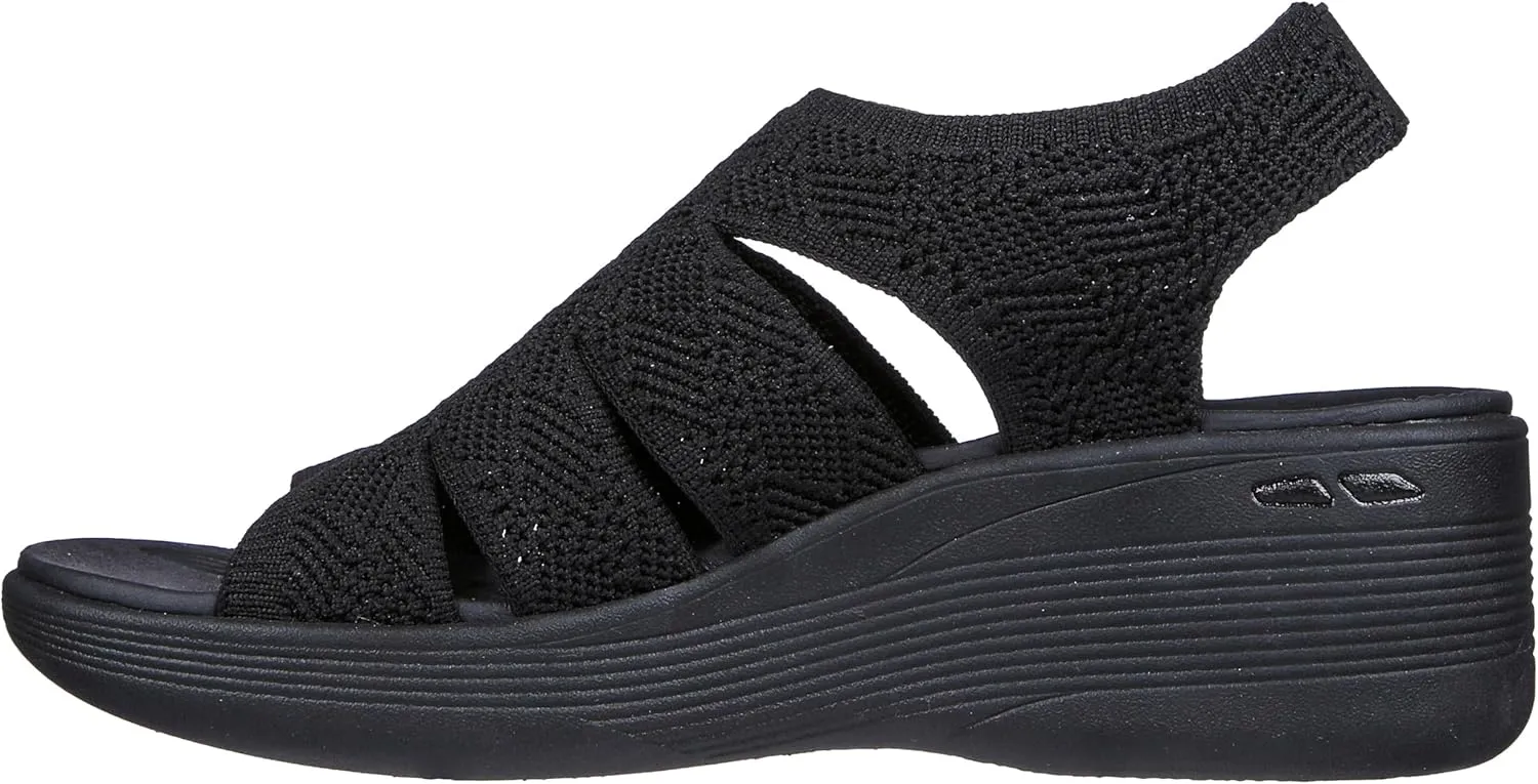 Skechers Women's Pier-lite-Memory Maker Wedge Sandal