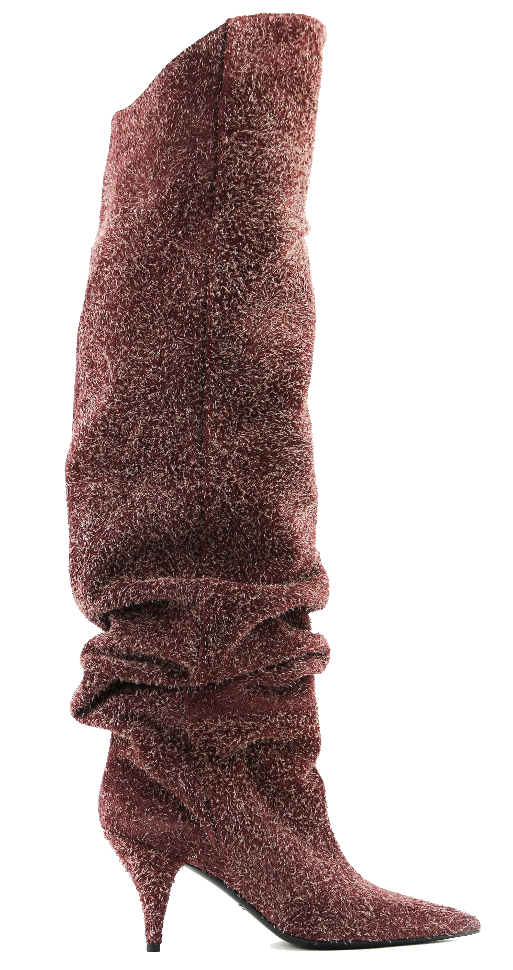 STRATEGIA SLOUCHY SUEDE BOOT BORDEAUX