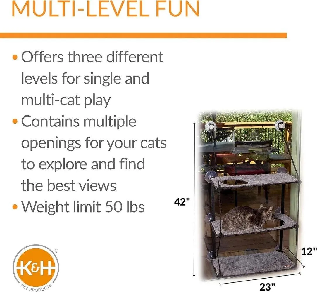 Sturdy Cat Window Perch Bed