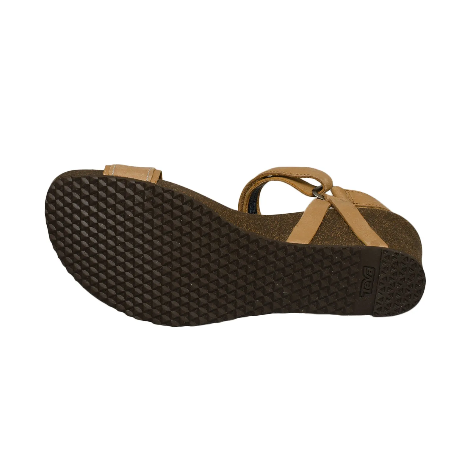 Teva Ysidro Stitch Wedge Tan Sandals