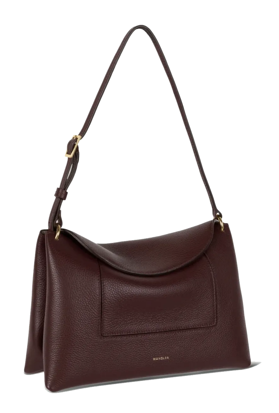 Wandler Penelope Slouchy Acai Crust Leather Bag
