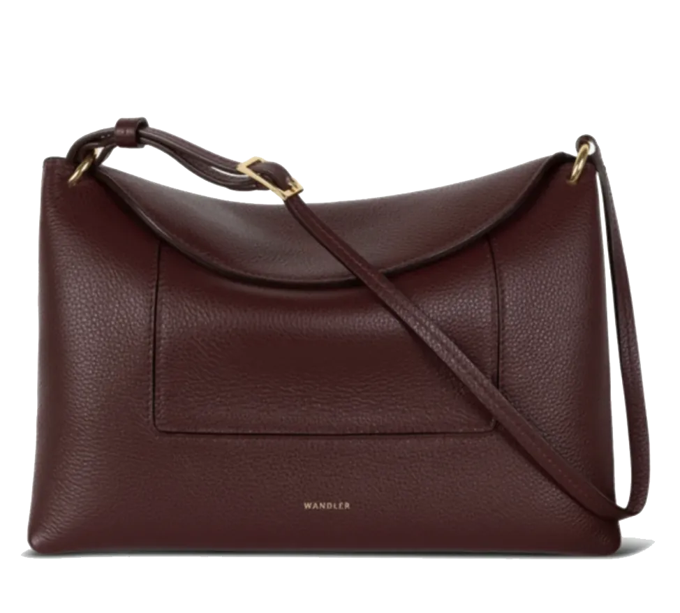 Wandler Penelope Slouchy Acai Crust Leather Bag