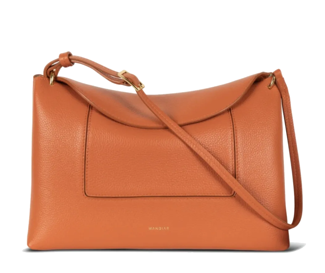 WANDLER PENELOPE SLOUCHY BAG ORANGE CRUST