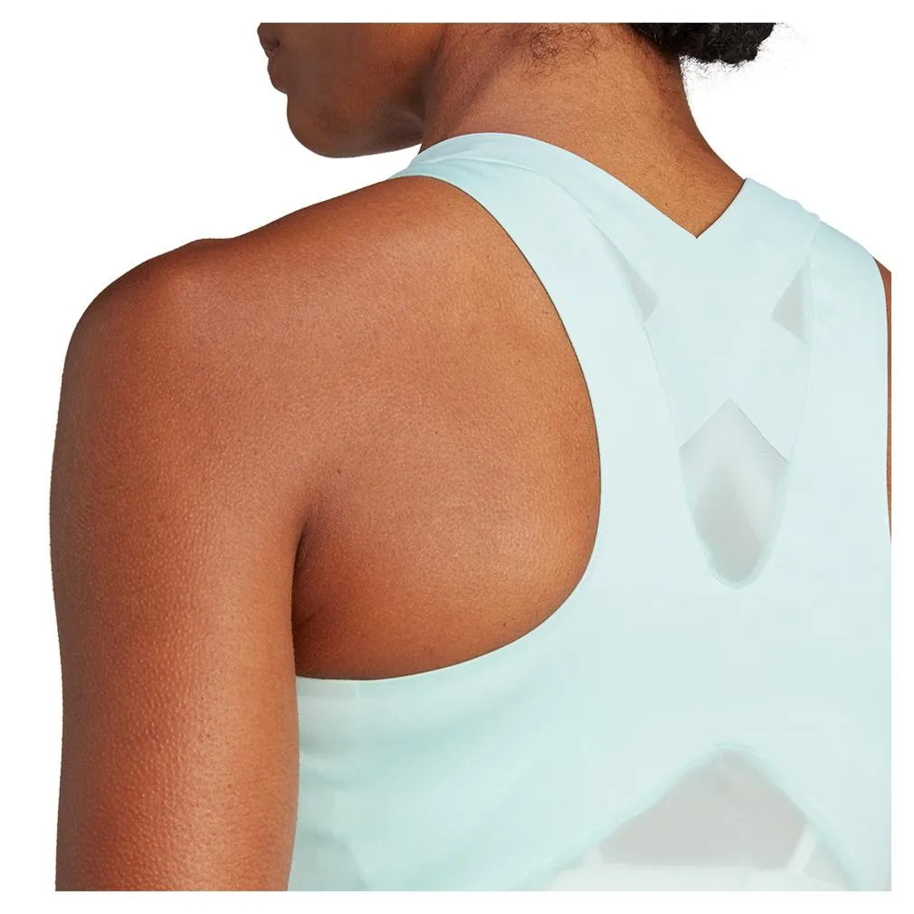 Women's Premium Tennis Tank Semi Flash Aqua